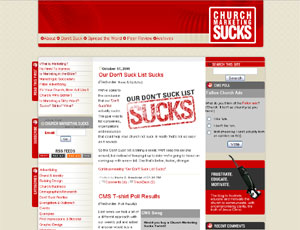 Church Marketing Sucks website