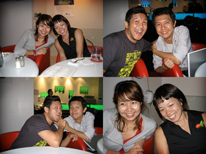 Dinner at Geek Terminal with Navin and Agnes