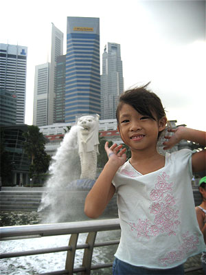 Clié with Merlion