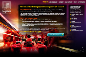 Win a free trip to Singapore with Project Postcard 2008