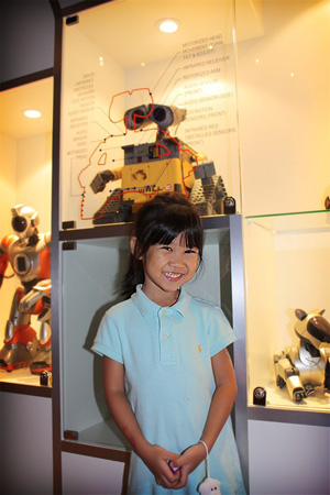 Cleo with Wall-E