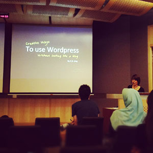 CS Ling on Creative ways to use WordPress without looking like a blog