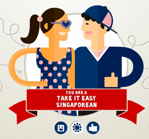 I'm a Take It Easy Singaporean