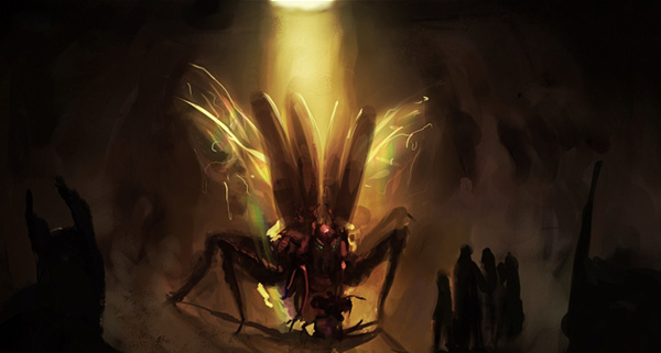 20130817_thehivequeen The Hive Queen by =morganagod