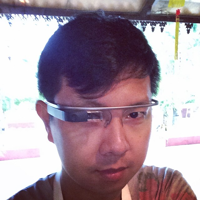 Google Glass Selfie