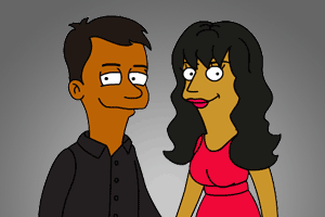 Simpsonized nickpan and pearlpan