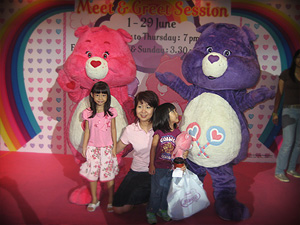Picture with Care Bears