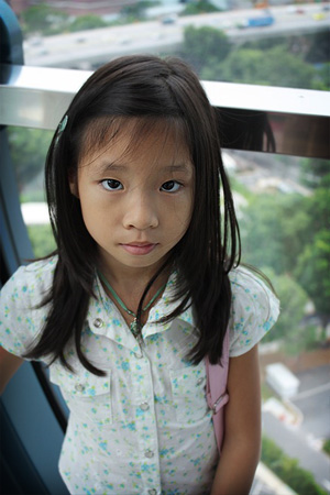 Clié on the Singapore Flyer