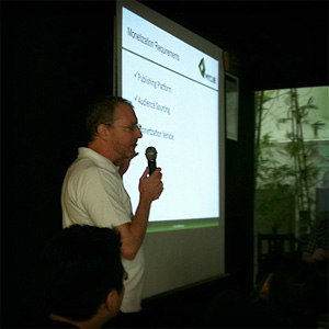 Todd Kurie at TNBB talking about MyCube Todd Kurie at TNBB talking about MyCube